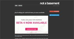 Desktop Screenshot of blog.notabasement.com