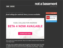 Tablet Screenshot of blog.notabasement.com
